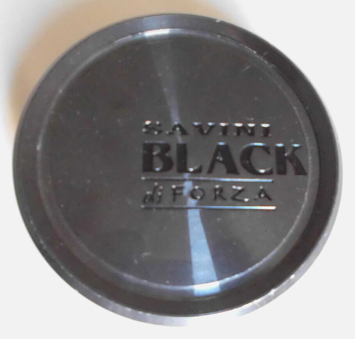 SAVINI BLACK DI FORZA SILVER / GRAY 75mm SNAP IN WHEEL CENTER CAP. C-SA02. - Picture 4 of 6