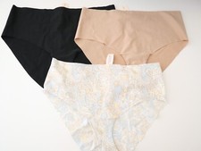 3 NEW Victoria's Secret VTG 2008 Seamless Laser Hipkini Panties Lot XL X-LARGE