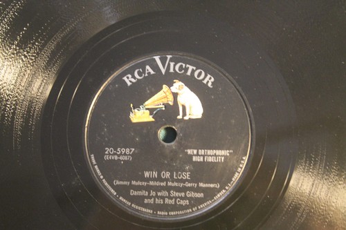 STEVE GIBSON & THE ORIGINAL RED CAPS---MY TZATSKELE (1954) - Picture 2 of 2