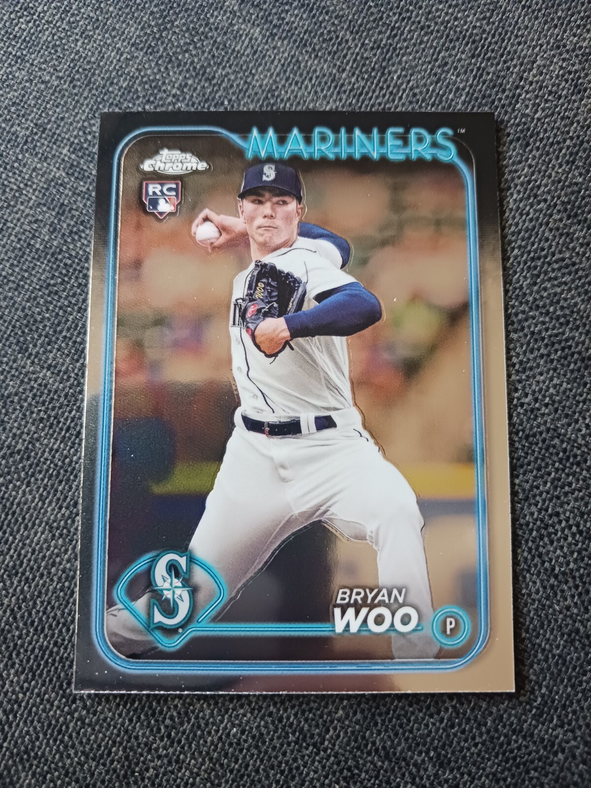 2024 Topps Chrome Base #172 Bryan Woo  - Seattle Mariners RC