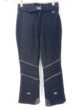 Vintage Roffe Snow Pants Women's Small Prix Black Snowboard Ski Pant Retro 80s