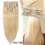 thumbnail 21 - 7pcs 15" 18" 20" 22" Clip In Remy Real 100% Human Hair Extensions Full Head N206