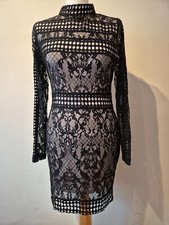 Black Missguided casual dress size-L 12uk.