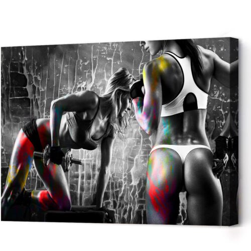 Leinwand Bild XXL Erotik Fitness Wandbilder Wohnzimmer Max. 150x100x4cm  2655A - Bild 1 von 6