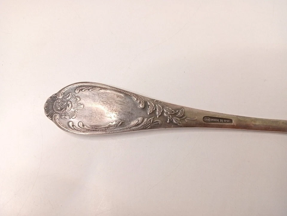 Set of Soviet Cupronickel Spoons 12 Pieces Melchior USSR Collectible Vintage - Image 4 of 4