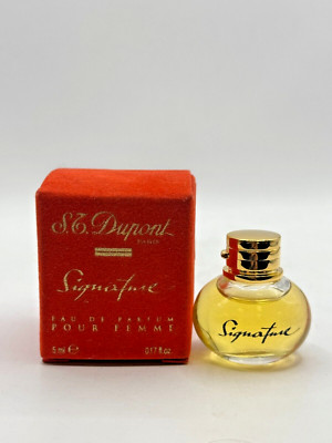 SIGNATURE BY S.T. DUPONT 5ML MINI SPLASH CODE- 210 (NEW WITH BOX)
