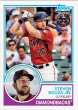 2018 Topps Update '83 Topps #839 Steven Souza Jr. Arizona Diamondbacks