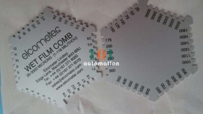 QTY:10 NEW FOR Elcometer B112AL Hexagonal Wet Film Comb