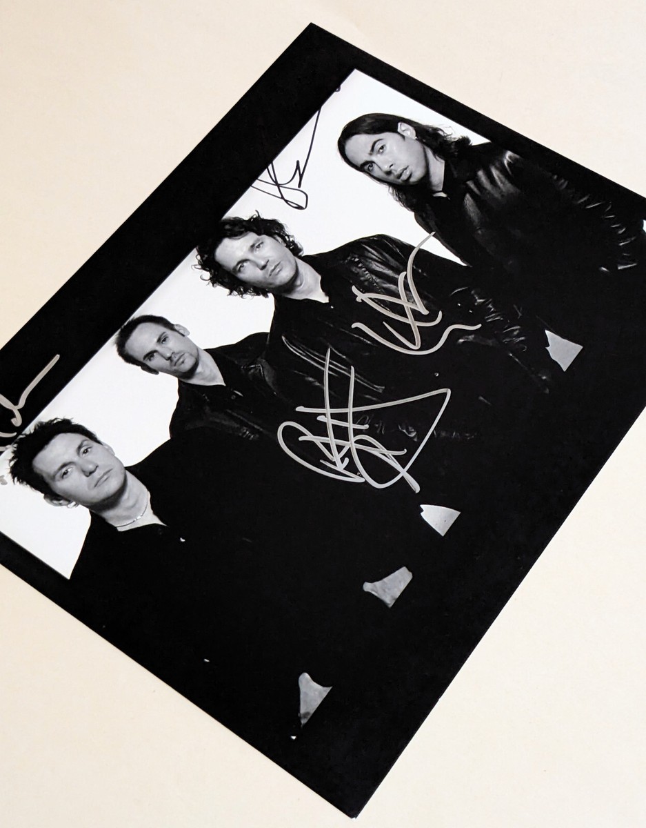 THIRD EYE BLIND SIGNED 8x10 PHOTO original lineup RARE Jenkins +3