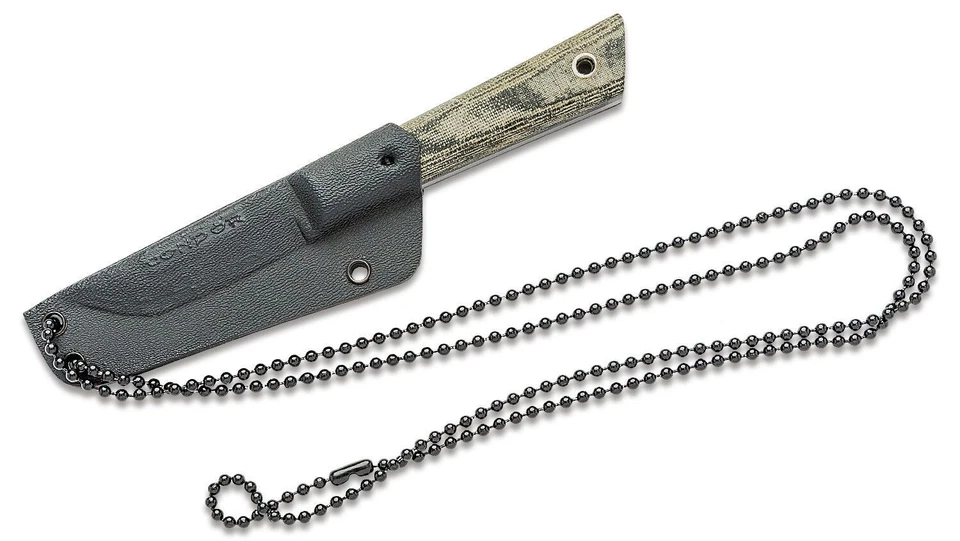 Herramienta y cuchillo Condor CTK1803-2.5HC Unagi, hoja de acero al carbono de 2,5", funda Kydex Foto 2 de 2