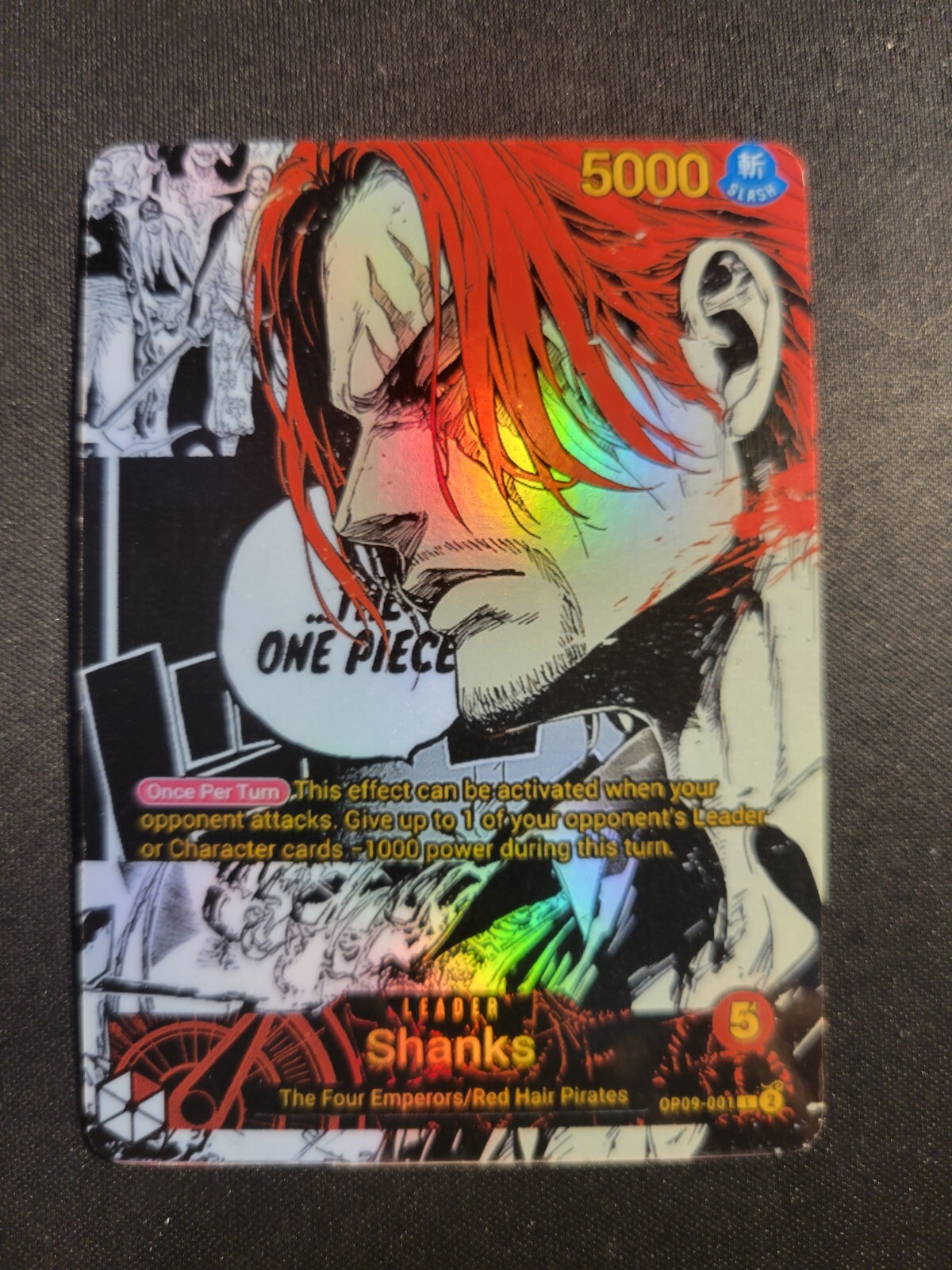 One Piece TCG Custom Leader - Shanks (OP09-001)