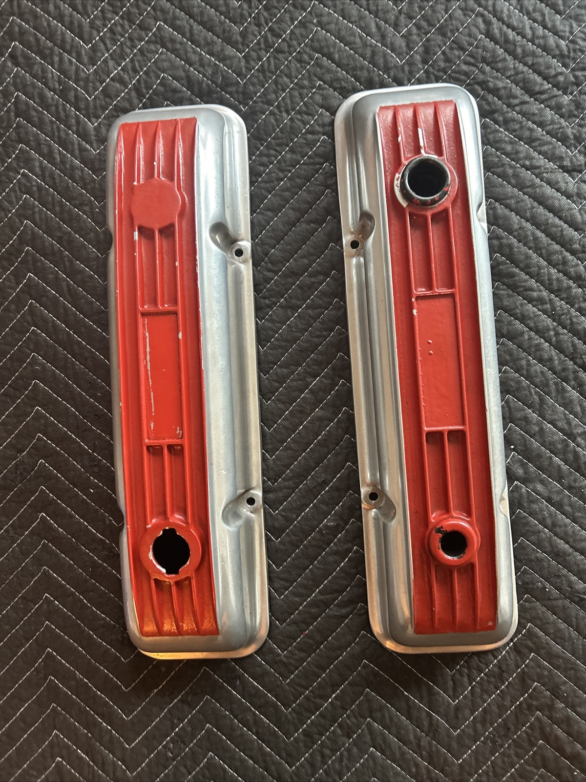 Vintage Ansen Weiand 719 Sbc Aluminum Finned Valve Covers eBay