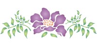 Camellia Stencil - (size 13.5w X 4.5h) Reusable Wall Stencils For Painting - ... on sale Camellia Stencil - (size 13.5w X 4.5h) Reusable Wall Stencils For Painting - ... on sale