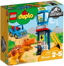Brand New Sealed Box Lego Duplo Jurassic World 10880 T. rex Tower
