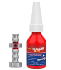 Thread Locker Red Thread Lock High Strength Lock Tight Nut Bolt Fasteners Metals