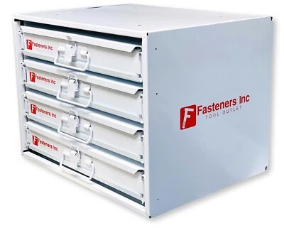 DURHAM MANUFACTURING Durham Mfg 307-95 Four Sliding Drawer Parts Cabinet (Choose Rack Options)