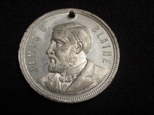 James G. Blaine 1884 Presidential Campaign Token, Uncirculated
