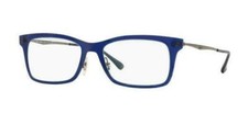 NEW Ray-Ban Eyeglasses RX7039 5451 Dark Matte Blue 53 18 140, Ray-Ban Case