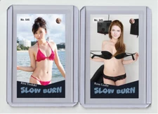 Rose Leslie rare MH Slow Burn #'d x/3 Tobacco card no. 649