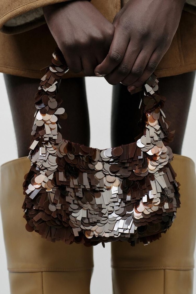 Zara Bucket Bag With Applique