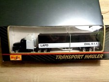 MAISTO TRANSPORT  HAULER TRUCK 1/87 LAPD