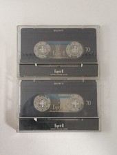 Lotto 2x SONY ESPRIT II 70 1992 CROMO TIPO 2 musicassette vergini cassette