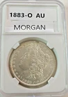 1883-0 MORGAN SILVER DOLLAR AU (per Coin Snap) NOT A CERTIFIED GRADER
