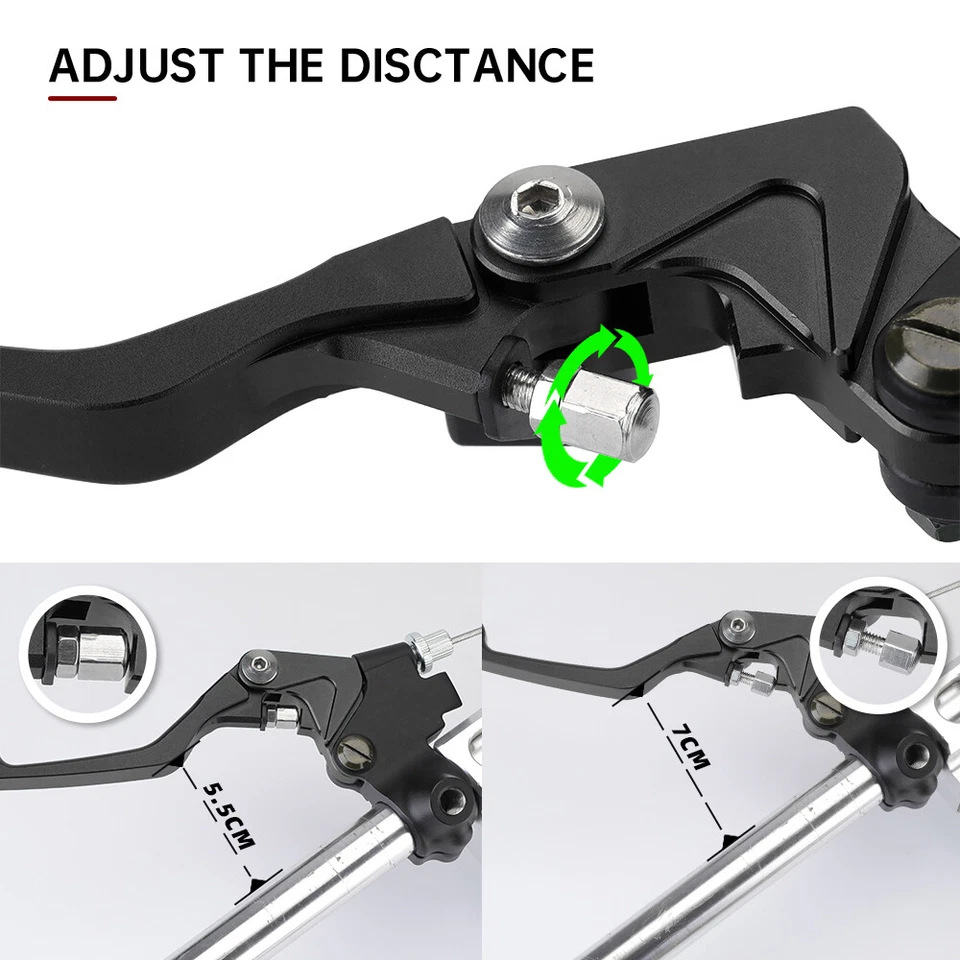 Kit de palancas de freno y embrague pivote para SUZUKI DRZ400S DRZ400E CNC DRZ Foto 3 de 4