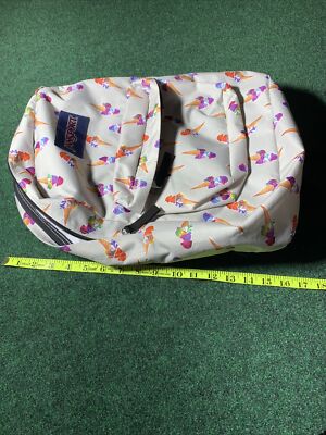 Jansport Rainbow Ice Cream Backpack Bookbag Student Bag Carry On Travel Novelty JANSPORT backpack book bag big student CONES AND SCOOPS ICE  main image 3