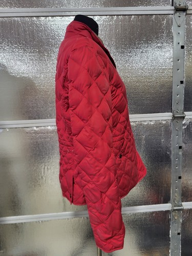 Eddie Bauer Women- Med -550 Goose Down Jacket - Light Weight - Red - Quilted - Picture 4 of 11