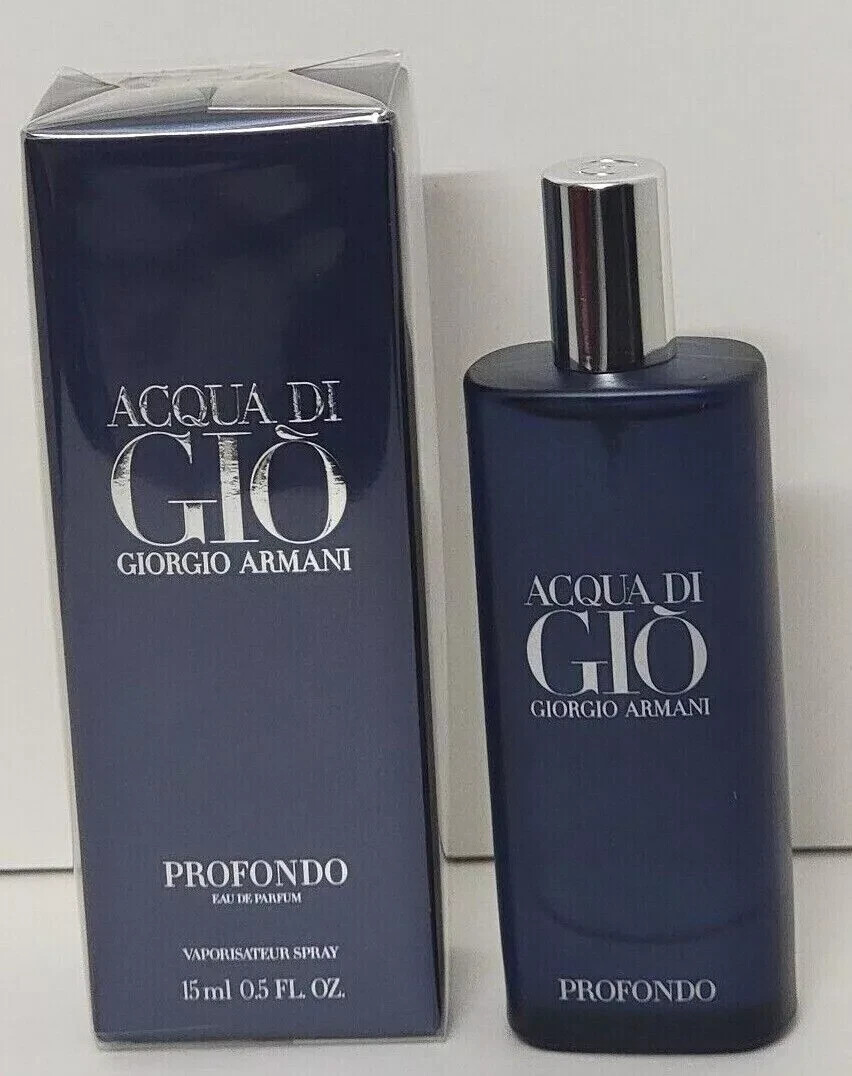 GIORGIO ARMANI ACQUA DI GIO PROFONDO EAU DE PARFUM TRAVEL SPRAY 15 ML 0.5 FL OZ