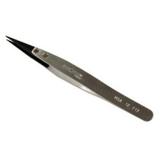 HOROTEC 12.713 Watchmakers Tweezers With Black Carbon Fiber Tips