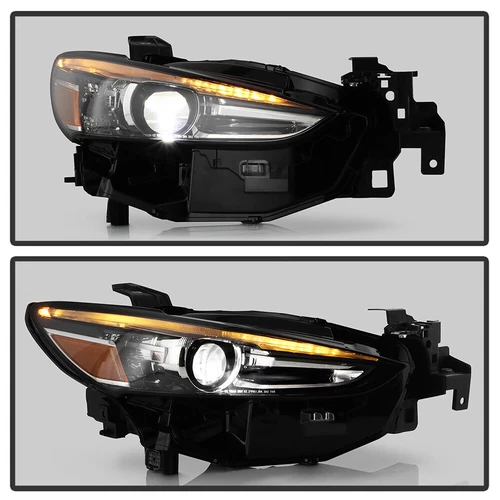 Pair LED Projector Headlights Headlamps For 2018-2021 Mazda 6 w/o Adaptive LH&RH - Picture 6 of 12