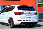 Gefräster Heckdiffusor Heckansatz aus ABS passend für Cupra Ateca 5FP ohne AHK