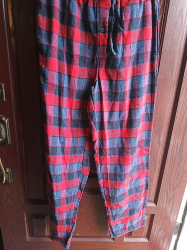 Perry Ellis Men's Plaid Red/Navy 