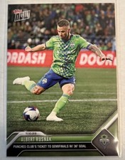 2023 Topps Now MLS #233 ALBERT RUSNAK  Punches Ticket To Semis SEATTLE SOUNDERS