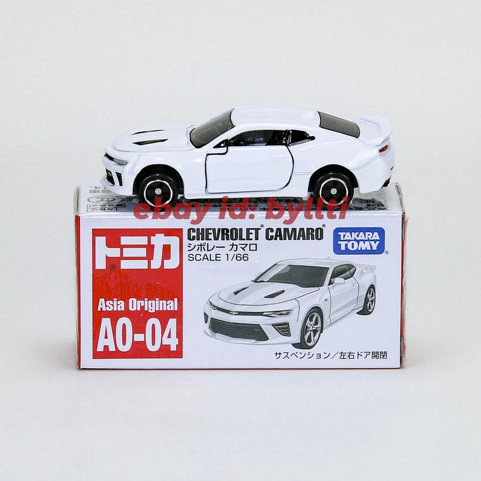 Tomy Tomica A0-04 Chevrolet Camaro 1:66 литой автомобиль металлический автомобиль игрушки подарок - Изображение 3 из 4