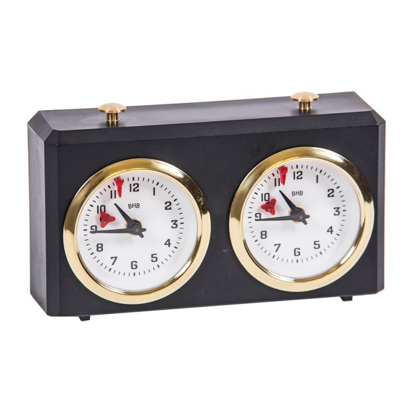 Schachuhr - BHB Classic Schwarz - Schach Timer Uhr Schachuhr - BHB Classic Schwarz - Schach Timer Uhr