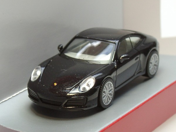 Herpa Porsche 911 Carrera 4S, Schwarz-Metallic - 038638-002 - 1:87-image
