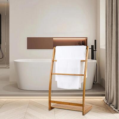 Freestanding Towel Tier Towel Rail Bathroom Towel Stand Tier