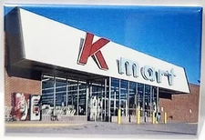 K-Mart Sign Magnet 2"x3" Refrigerator Locker Vintage Retro Image 2