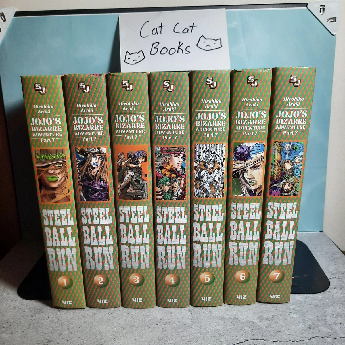 📚 Jojo's Bizzare Adventure Part 7 Steel Ball Run Vol. 1-7 ENG
