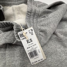 NWT Adidas Mens Essentials Big Logo Fleece Joggers Sweatpants Gray XL SHORT