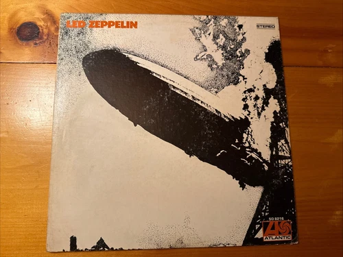 Led Zeppelin - S/T 1969 Atlantic SD 8216 Jacket/Vinyl VG+ Dazed And Confused