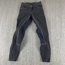 Pantalones de montar Ovation para mujer de asiento completo negros 24R