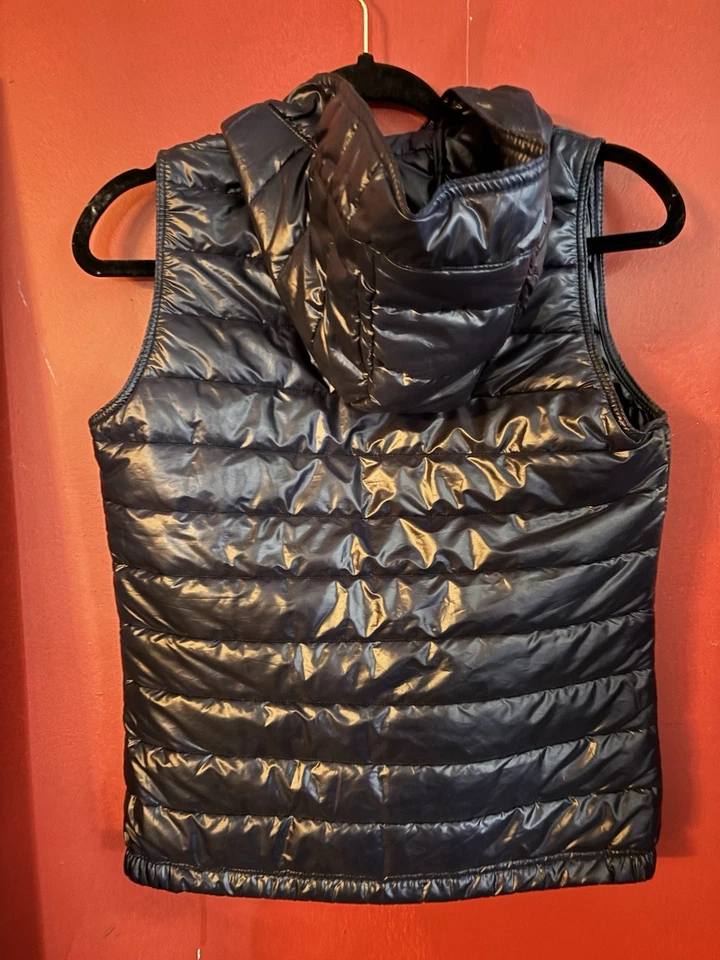 Women's MONCLER Glygos Hooded Puffer Vest Size S - Image 4 of 4