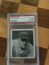 1936 Goudey Wide Pen Premiums - R314 Chuck Klein