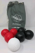 Murbles Tournament 7 Ball Set Lawn Bowling Bocce Outdoor Yard Game In Bag