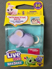 Little Live Pets Lil NeeDees Scampee Mouse Interactive Animal Figure NRFB