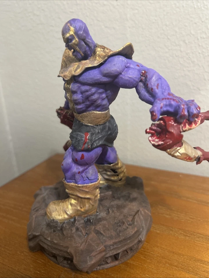 Thanos Vs Iron Man Statue Custom Made Hand Painted 3D Printed - Image 4 of 4